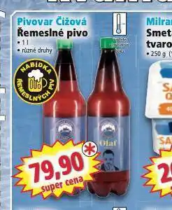 Norma Pivovar čížová řemeslné pivo nabídka