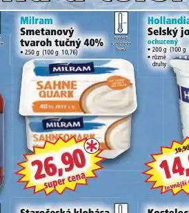 Norma Smetanový tvaroh tučný 40% nabídka