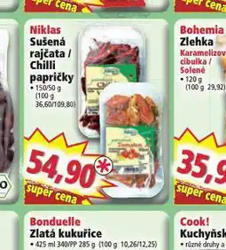 Norma Niklas sušená rajčata / chilli papričky nabídka