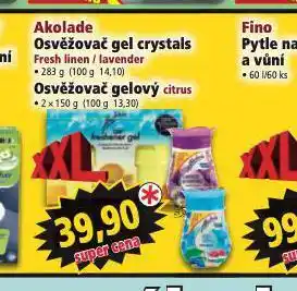 Norma Akolade osvěžovač gel crystal nabídka