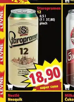 Norma Pivo staropramen 12 nabídka