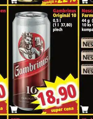 Norma Pivo gambrinus originál 10 nabídka