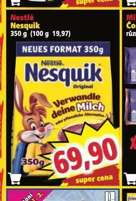 Norma Nesgtlé nesquik nabídka