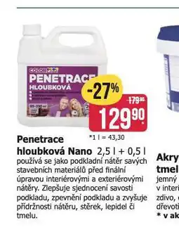 Teta Penetrace hloubkobá nano nabídka