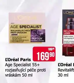 Teta Loreal paris age specialist 55+ nabídka