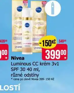 Teta Nivea cellular cc krém nabídka