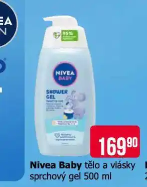 Teta Nivea baby tělo a vlásky sprchový gel nabídka