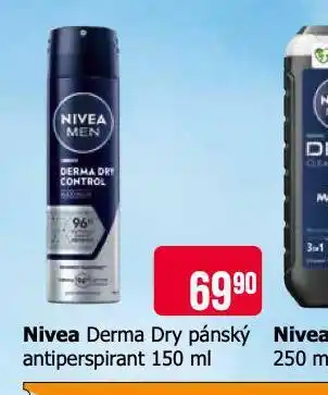 Teta Nivea derma dry antiperspirant nabídka