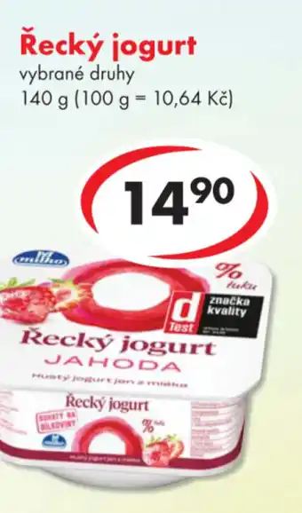 CBA Řecký jogurt nabídka