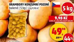 Penny Market BRAMBORY KONZUMNÍ POZDNÍ balené, 5 kg nabídka