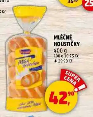 Penny Market MLÉČNÉ HOUSTIČKY, 400 g nabídka