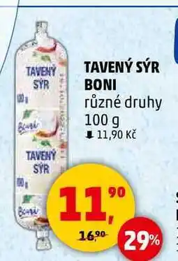 Penny Market TAVENÝ SÝR BONI různé druhy, 100 g nabídka