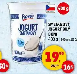 Penny Market SMETANOVÝ JOGURT BÍLÝ BONI, 400 g nabídka