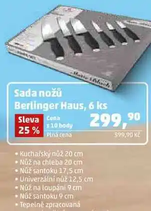 Penny Market Sada nožů Berlinger Haus, 6 ks nabídka