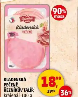 Penny Market KLADENSKÁ PEČENĚ ŘEZNÍKŮV TALÍŘ krájená, 100 g nabídka