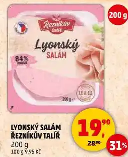 Penny Market LYONSKÝ SALÁM ŘEZNÍKŮV TALÍŘ, 200 g nabídka