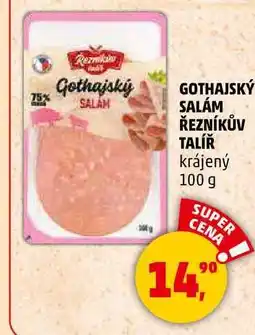 Penny Market GOTHAJSKÝ SALÁM ŘEZNÍKŮV TALÍŘ krájený, 100 g nabídka