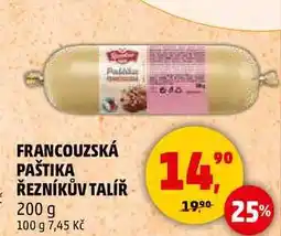 Penny Market FRANCOUZSKÁ PAŠTIKA ŘEZNÍKŮV TALÍŘ, 200 g nabídka