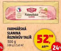 Penny Market FARMÁŘSKÁ SLANINA REZNÍKŮV TALÍŘ, 300 g nabídka