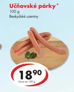 CBA Učňovské párky nabídka