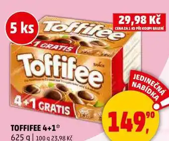 Penny Market Toffifee 4+1 GRATIS, 625 g nabídka