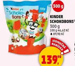 Penny Market KINDER SCHOKOBONS, 300 g nabídka