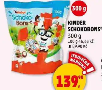 Penny Market KINDER SCHOKOBONS, 300 g nabídka