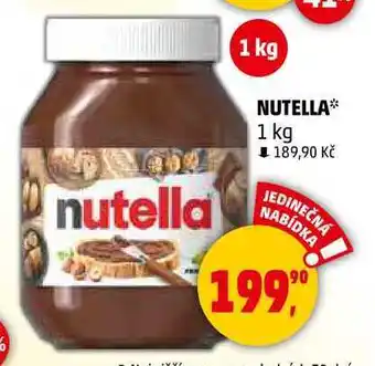 Penny Market NUTELLA, 1 kg nabídka