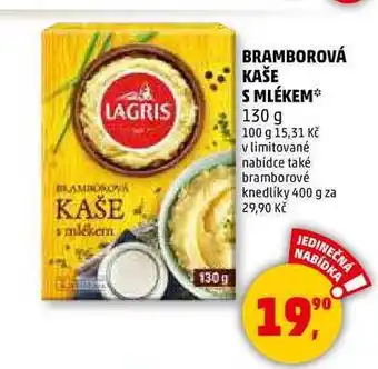 Penny Market BRAMBOROVÁ KAŠE S MLÉKEM, 130 g nabídka