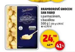 Penny Market BRAMBOROVÉ GNOCCHI SAN FABIO s parmazánem, s bazalkou, 500 g nabídka