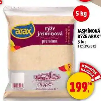 Penny Market JASMÍNOVÁ RÝŽE ARAX, 5 kg nabídka