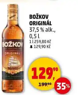 Penny Market BOŽKOV ORIGINÁL 37,5% alk., 0,5 l nabídka