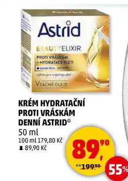 Penny Market KRÉM HYDRATAČNÍ PROTI VRÁSKÁM DENNÍ ASTRID, 50 ml nabídka