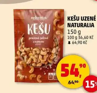 Penny Market KEŠU UZENÉ NATURALIA, 150 g nabídka