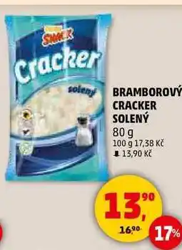 Penny Market BRAMBOROVÝ CRACKER SOLENÝ, 80 g nabídka