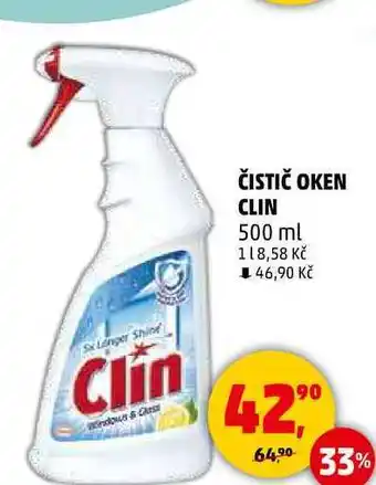 Penny Market ČISTIČ OKEN CLIN, 500 ml nabídka