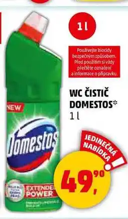 Penny Market WC ČISTIČ DOMESTOS, 1 l nabídka