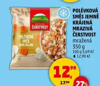 Penny Market POLÉVKOVÁ SMĚS JEMNĚ KRÁJENÁ MRAZIVÁ ČERSTVOST mražená, 350 g nabídka