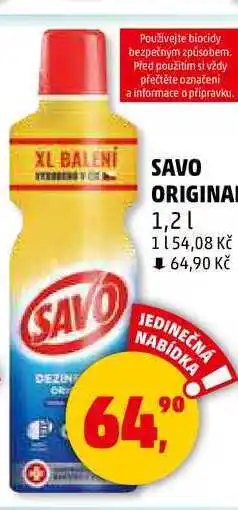 Penny Market SAVO ORIGINAL, 1,2 l nabídka