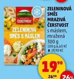 Penny Market ZELENINOVÁ SMĚS MRAZIVÁ ČERSTVOST s máslem, mražená, 300 g nabídka