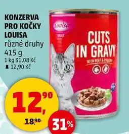 Penny Market KONZERVA PRO KOČKY LOUISA různé druhy, 415 g nabídka