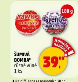 Penny Market ŠUMIVÁ BOMBA různé vůně, 1 ks nabídka