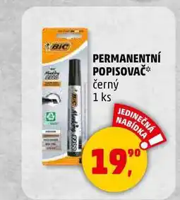Penny Market PERMANENTNÍ POPISOVAČ černý, 1 ks nabídka