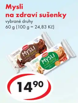 CBA Mysli na zdraví sušenky nabídka