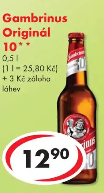 CBA Gambrinus Originál 10 nabídka