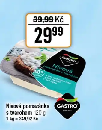 TEMPO GASTRO Nivová pomazánka s tvarohem nabídka