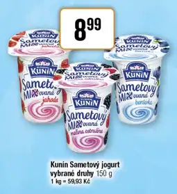 TEMPO Kunín Sametový jogurt nabídka