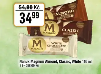 TEMPO MAGNUM Nanuk Almond, Classic, White nabídka