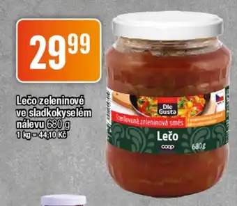 TEMPO Lečo zeleninové ve sladkokyselém nálevu nabídka