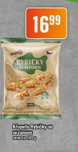 TEMPO Křupeto Rybičky se sezamem nabídka